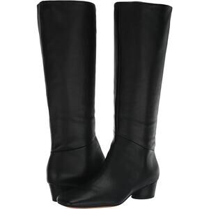 Vince Ramona Boots Calf Leather Tall Square Toe Knee High Classy Minimalist 5M
